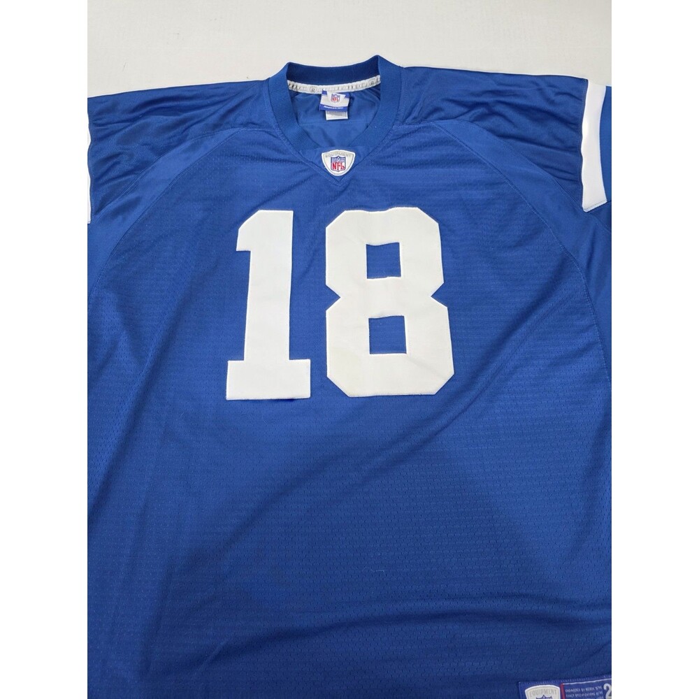 Vintage NFL Reebok Indianapolis Colts Peyton Manning Football Jersey 2XL
